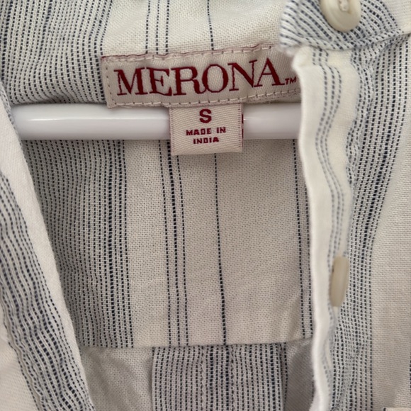 Sleeveless Button Down Tunic Size Small - Picture 2 of 6